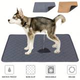 Washable Reusable Pet Pee Pad - Four-layer Waterproof Dog Training Pad With Absorbent Core - Ideal For Housebreaking, Incontinence, And Travel - Cat Diaper And Dog Mattress Alternative