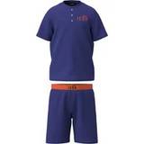 Stretch Jersey Korte Pyjamas med ICON Logo Blue 140 CM,176 CM,164 CM,152 CM,104 CM