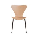 3107 stol, bøg/brown bronze stel af Arne Jacobsen