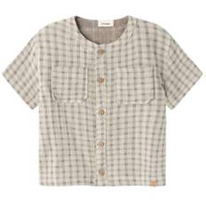 Lil' Atelier - Organic NMMJoey skjorte - Beige - str. 5 år/110 cm