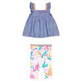 Marc Jacobs Kids Baby cotton top and leggings set - multicoloured - 68