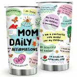 SHEIN 1 Piece, 20 Oz Stainless Steel Travel Tumbler Mug Insulated Water Bottle Coffee Mug Gift For Mom Mother's Day Home School Outdoor