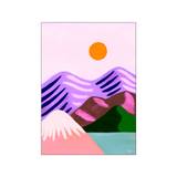 Stripy Mountains - 30 x 40 cm