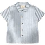 The New Tnkai S_S Shirt Str 134-140 cm/9-10 år Drenge - Skjorter hos Magasin - Blue Fog