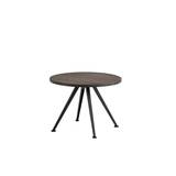 HAY Pyramid Coffee Table 51 Ø: 60 cm - Black Steel/Smoked Oak