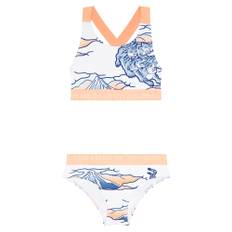 Kenzo Kids Printed bikini set - orange - 152