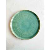 Lille keramik tallerken – grøn