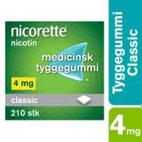 Nicorette Tyggegummi Classic 4 mg. - 210 stk