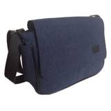 Celtic Ore Tweed Celtic Ore Saddle Bag - Blue Herringbone Tweed