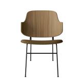 Audo Copenhagen The Penguin Lounge Chair SH: 42 cm - Natural Oak/Re-Wool Yellow Ochre