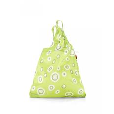 Reisenthel Mini maxi shopper bobler lime grøn