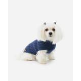 Blå strikket hundesweater fra Fashion Dog - art. 303, 30cm