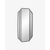 SKYLARK stort spejl i jern - 200x100 cm - sort