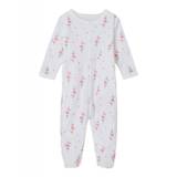 Name it pyjamas dragt i hvid m. flamingo motiv til b�rn - Hvid - 68