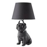 Happy House Designer Bordlampe Med Bulldog Sort