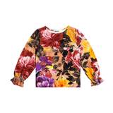 Molo Raina floral cotton-blend jersey top - multicoloured - Y 14
