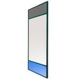 Vitrail mirror, 70 x 50 cm, green