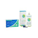 Air Optix Plus Hydraglyde for Astigmatism (3 linser) + Solunate Multi-Purpose 400 ml med etui, PWR:-0.75, BC:8.70, DIA:14.5, CYL:-1.25, AXIS:180