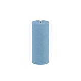LED Pillar Candle 20 Cm, Sky Blue - H: 20 cm