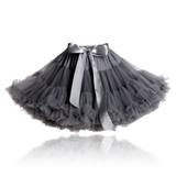 Dolly by Le Petit Tom Skirt Dark Grey - Str. 0-2 år/N