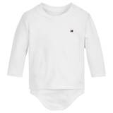 Tommy Hilfiger Baby Solid T-Shirt Body White - Str. 74 cm/6-9 mdr