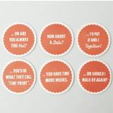 New Mags Pick Up Lines Coaster Set - 6 stk OUTLET