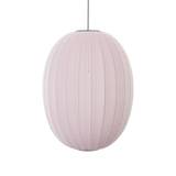 Made By Hand Knit-Wit Oval High Pendant Ø: 65 cm - Light Pink