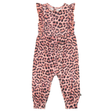 Molo Baby Fallon leopard-print cotton-blend playsuit - pink - M 6