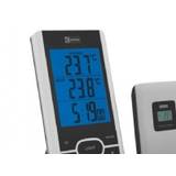 Emos E0107, Elektronisk miljøtermometer, Indendørs/udendørs, Digital, Sort, Grå, Rektangulær, °C