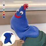 Sød animeret kyllingehat til børn - kongeblå / 6 måneder - 2 år (48-50cm)