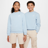 Nike Sportswear Club Fleece-sweatshirt til større børn - blå - M