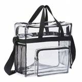 SHEIN Large Capacity Transparent Travel Bag For Men And Women - Portable PVC Washing Bag With Clear Design For Easy Organization And Convenience