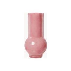 Design-Vase Flamingo aus Glas, H 25 cm