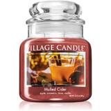 Village Candle Mulled Cider duftlys (Glass Lid) 389 g
