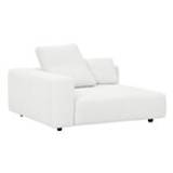 Toast sofa module w/ armrest, 135 x 135 cm, Arc 80 white