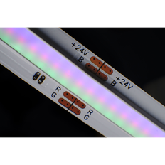 COB RGB LED strips, farveskiftende LED bånd
