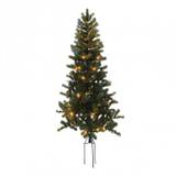 Juletræ kunstig PVC ASKE, udendørs med spyd, klasse B+, 150x90 cm m/LED lys NORDIC WINTER