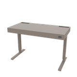 ConSet hæve-sænke bord med opbevaringsrum 120x60cm clay