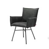 Jess Design Sanne Dining Arm Chair - Aurula Black