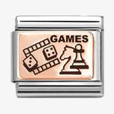 Nomination CLASSIC Rose Gold Chess Charm 430111/22
