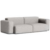 Hay Mags Soft Low 2,5-personers Sofa Comb. 1 Ruskin 33 / Lyse Syning - 2 personers sofaer Viskose Grå - 102138-622