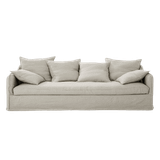 Cap Ferret | 5 pers. sofa i hør - New Line (grov vævning) / Grey (New Line)