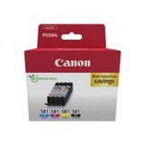 Canon CLI-581 BK/C/M/Y Multi Pack - 4 pakker - 5.6 ml - sort, gul, cyan, magenta - original - boks - blækbeholder - for PIXMA TS6251, TS6350, TS6351,