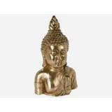 Buddha Hoved Gold 53 cm