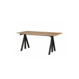 String Height-adjustable Work Desk 160 - Black, Bordplade Eg