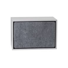 Muuto - Stacked Acoustic Panels - Hylde - Large - Grey Melange - L: 61,7 x H: 39,9 cm