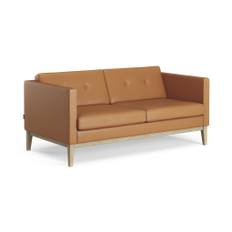 Swedese Madison 2 pers. Sofa med Knapper B: 155 cm - Lakeret Eg/Soft 54036