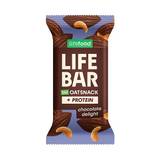 Lifebar Havre Snack Protein Chocolate Delight Økologisk - 40 gram
