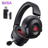 SHEIN EKSA E900BT 2.4GHz-USB Type-C/Wireless/3.5mm Wired Four-In-One Wireless Over-Ear Gaming Headset, 7.1 Surround Sound, ENC Noise Cancelling Microphone,