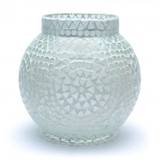 Mosaik lysestage - vase hvid - Lysestager generelt - GodKarmaShop